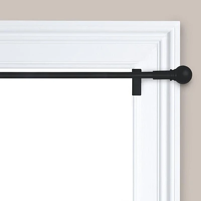 Tringle à rideaux de fenêtre ajustable à tension Maytex Smart Rods Twist and Shout S'ajuste de 48 po à 84 po