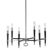 Lustre Dainolite LAN-246C-PC en chrome poli