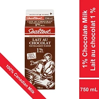 Sealtest Chocolate Parly Skimmed 1% Milk, 750 mL