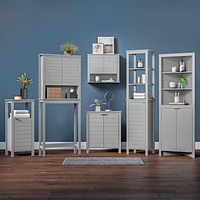 RiverRidge® Home Madison Collection 22.88-inch W x 19.88-inch H x 7.88-inch D 2-Door Wall Cabinet in Gray