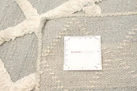 ECARPETGALLERY 5'0" x 8'0" Carved Cambridge Hand Made Area Rug for Living Room, Dining Room and Bedroom in Grey