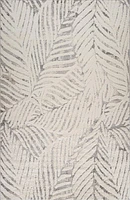 Rug Branch Nimbus Floral Indoor Area Rug, Cream Grey, Modern - Living Room, Bedroom, Dining Room, and Kitchen