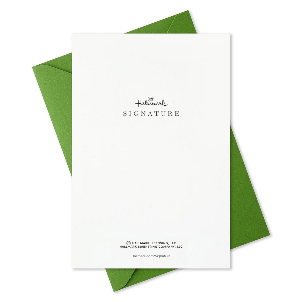 Carte de Noël Hallmark Signature (chandail de Noël)