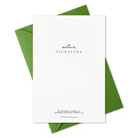Carte de Noël Hallmark Signature (chandail de Noël)