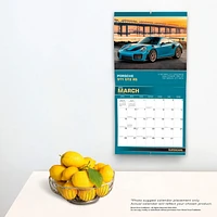 Supercars | 2023 12x24 Inch Square Wall Calendar