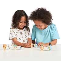 BLUEY MULTIPACK DE 8 FIGURES - EXCLUSIVITÉ WALMART 8 figurines incluses
