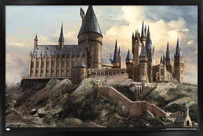 The Wizarding World: Harry Potter - Hogwarts at Sunrise Wall Poster, 22.375" x 34"