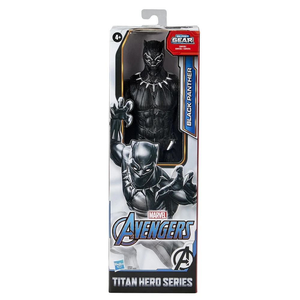 Marvel Avengers Titan Hero Series, figurine Black Panther de 30 cm, inspirée de l'univers Marvel, pour enfants à partir de 4 ans