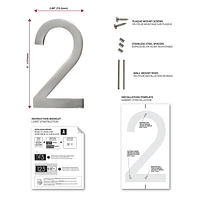 Backlit LED House Number