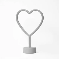 Lumière néon à DEL Merkury Heart de 12 po Néon LED Coeur