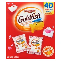 Pepperidgefarm (R) Goldfish(R) Cheddar Crackers, Valentine's Day Multipack LTO (22 x 28 g), 22 x 28 g