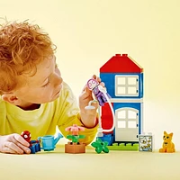 LEGO DUPLO Marvel Spider-Man’s House 10995, with Spidey, Ghost-Spider and Bootsie the Cat minifigures, Spidey and His Amazing Friends Super Hero Christmas Gift Idea for Toddlers, Boys, and Girls, Includes 25 Pieces, Ages 2+
