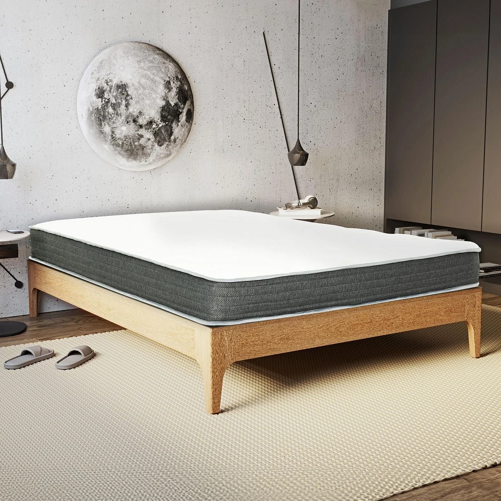 Harmony 8 in. Tight Top Pocket Coil Hybrid Mattress, Full