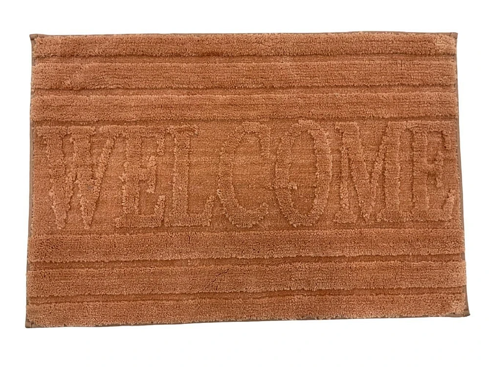 Naples Collection Microfiber Bathmat – 20 Inch x 30 Inch, Brown, Soft and Absorbent Bathroom Rug