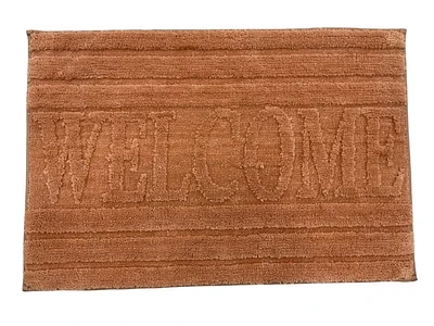 Naples Collection Microfiber Bathmat – 20 Inch x 30 Inch, Brown, Soft and Absorbent Bathroom Rug