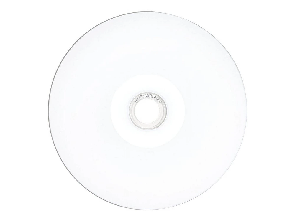 Verbatim 700MB 52x Inkjet Hub Printable CD-R - White - 100 Pack