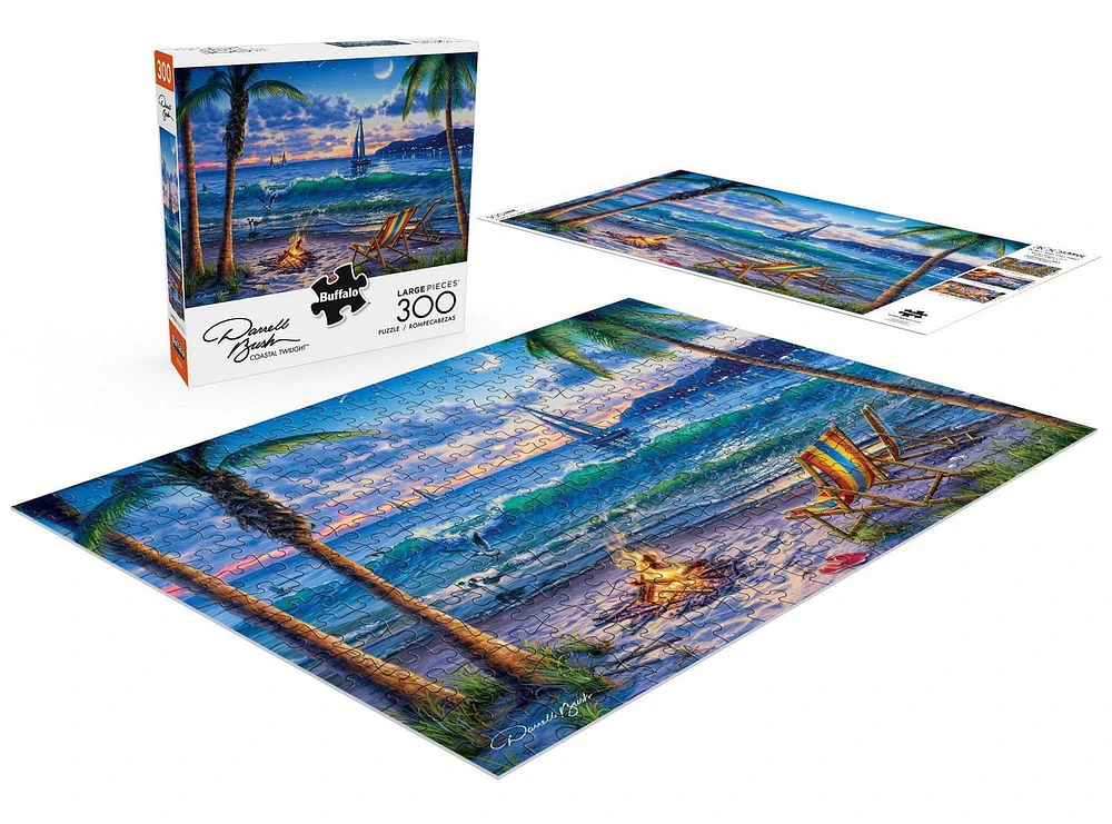 Buffalo Games - Darrell Bush - Coastal Twilight - 300 Piece Jigsaw Puzzle