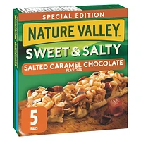 Nature Valley Sweet & Salty Salted Caramel Chocolate Flavour Chewy Granola Bars Special Edition