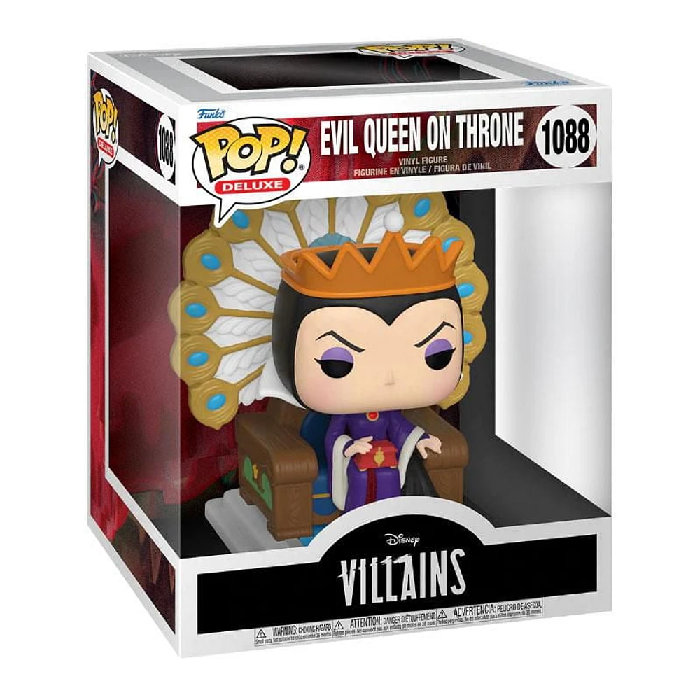 Funko POP Deluxe: Villains- Evil Queen on Throne Vinyl Figure