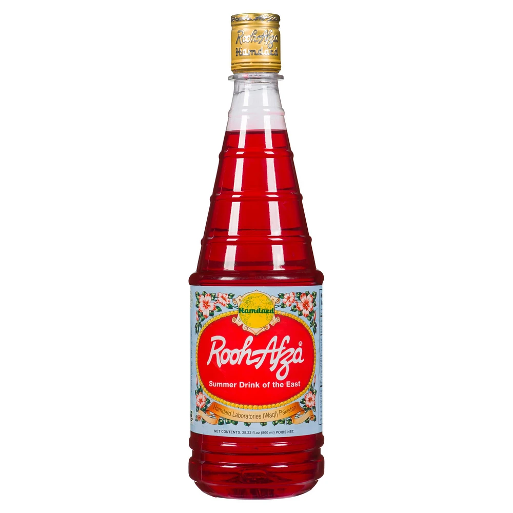 Hamdard Rooh Afza Sharbat Syrup, Rose, 25 fl.oz, 25 fl.oz