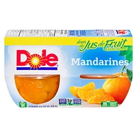 Dole Mandarin Oranges Fruit Juice, 4 x 107 mL