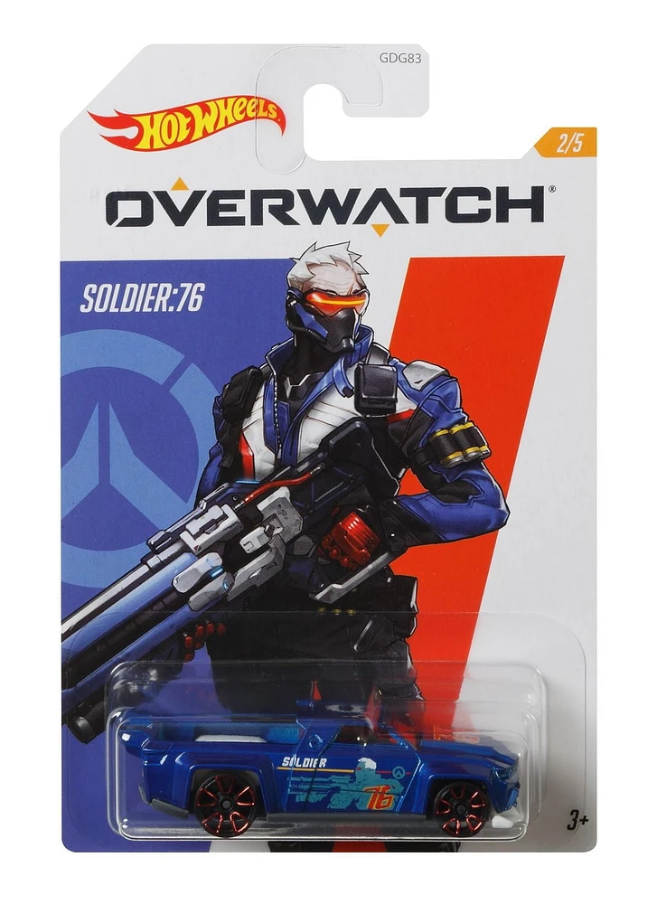 Véhicules à thème du divertissement Hot Wheels de collection en métal moulé sous pression et à l’échelle ​1:64 Overwatch High