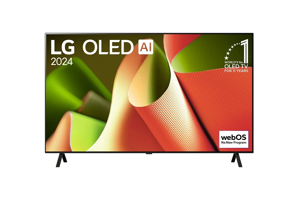 Téléviseur OLED AI intelligent 4K B4 de 55 pouces 2024 de LG
