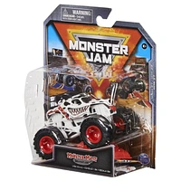 Monster Jam, Monster truck Monster Mutt Dalmatian officiel, véhicule en métal moulé, échelle 1:64