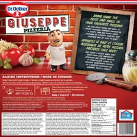 Dr. Oetker Giuseppe Pizzeria Pizza canadienne à croûte mince 501g