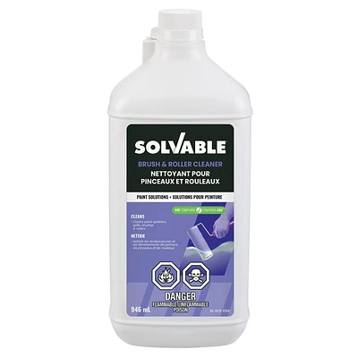 SOLVABLE® - Nettoyant pour pinceaux et rouleaux, 946 mL