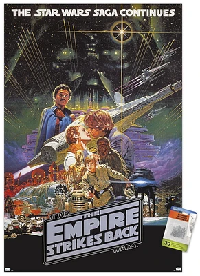 Star Wars: The Empire Strikes Back - Kiss One Sheet Wall Poster, 22.375" x 34"