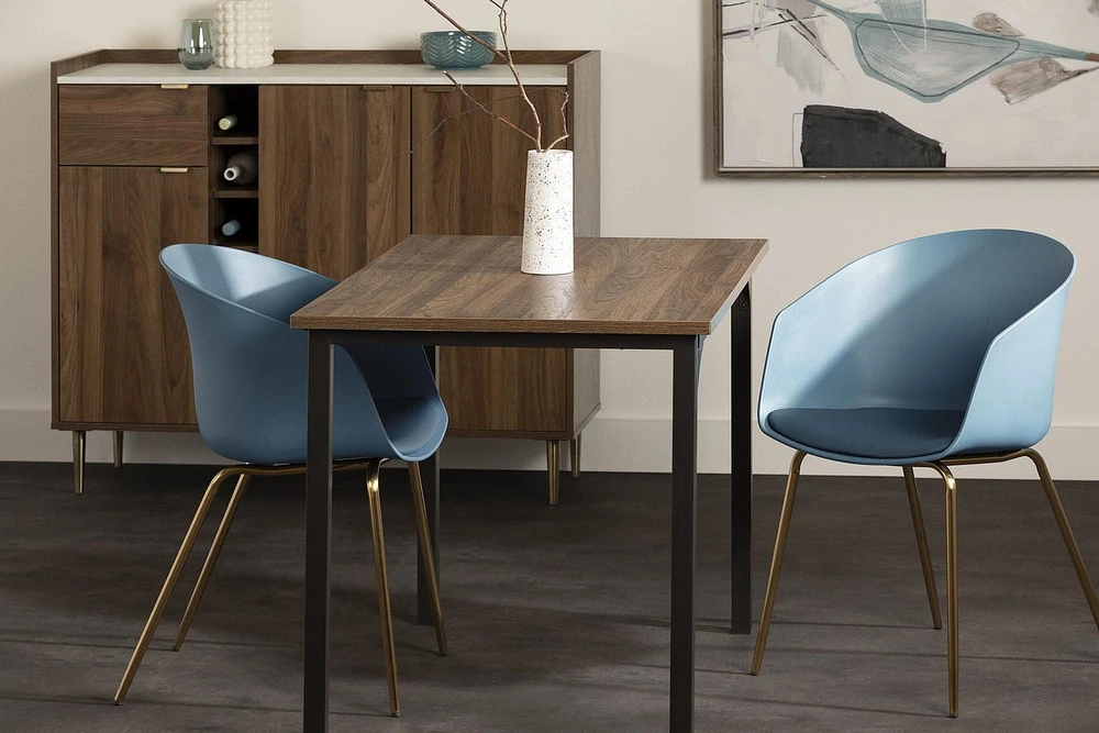 Dining Chair with Metal Legs - Set of 2 from the collection Flam South Shore