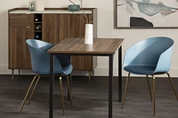 Dining Chair with Metal Legs - Set of 2 from the collection Flam South Shore