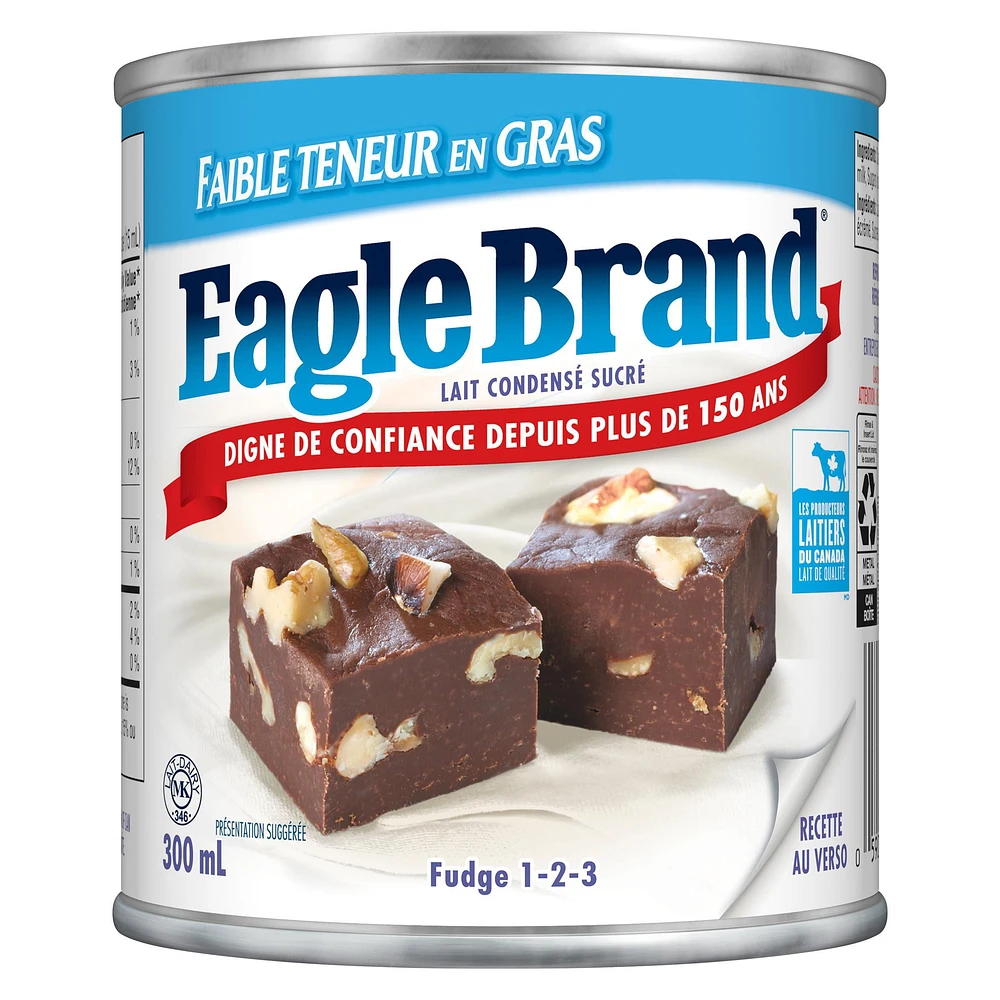 Lait concentré sucré Eagle Brand, faible en gras, 300 ml 300 ml