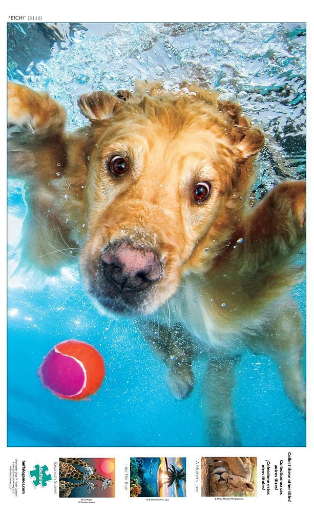 Buffalo Games - Le puzzle Underwater Dogs - Fetch!- en 500 pièces