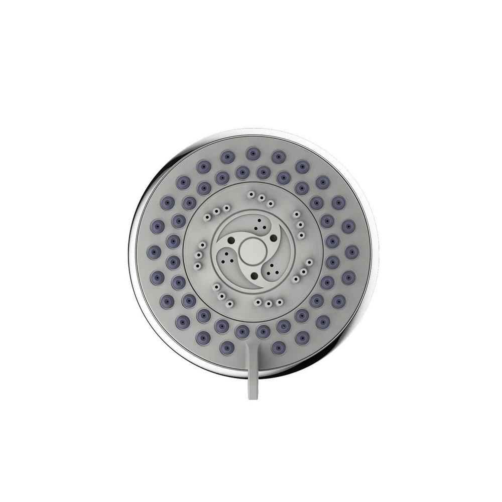 The akuaplus® - 5 settings shower head.