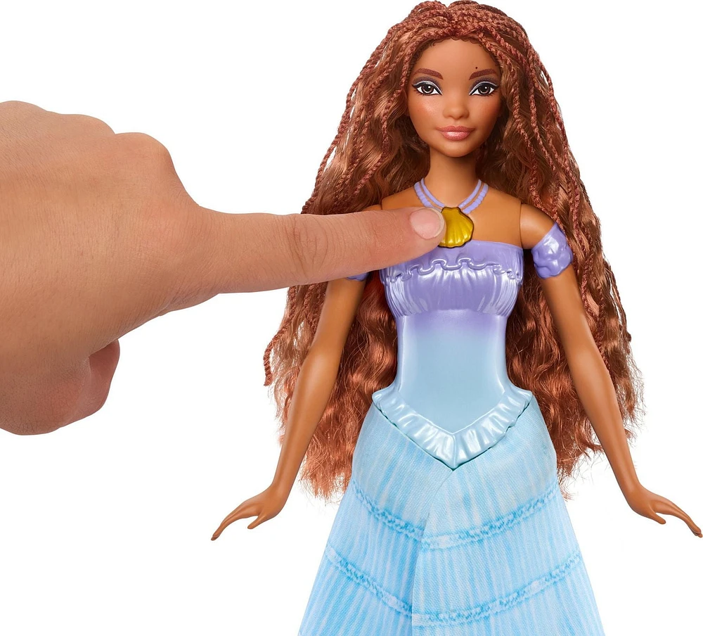 Poupée mode Ariel Transformable La Petite Sirène de ​Disney, transformation d’humaine en sirène, jouets inspirés du film Âges 3+