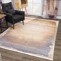 Rug Branch Amalfi Collection Tapis de couloir abstrait moderne