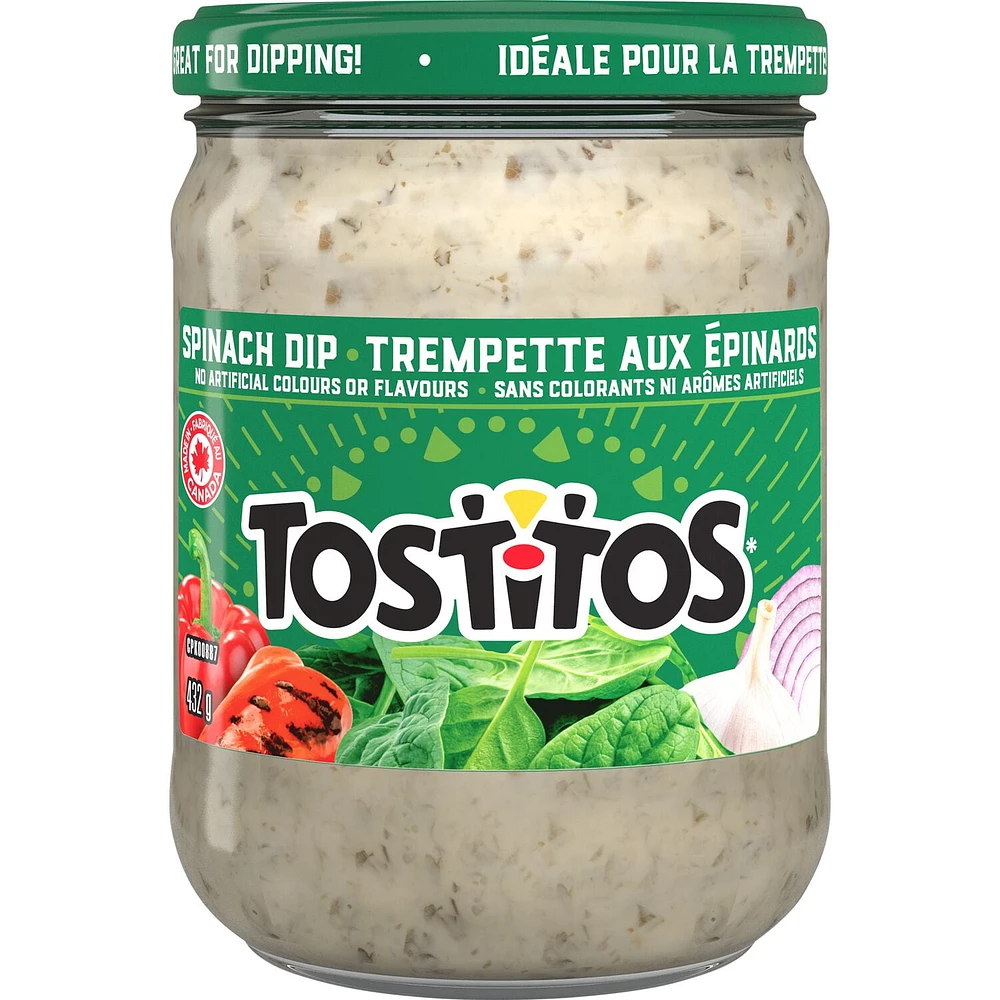 Tostitos Spinach Dip, 432 ml.