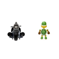 Super Mario Bros Le Film – Figurine 2,5" avec Voiture de course à tirer vers l'arrière - Koopa Troopa