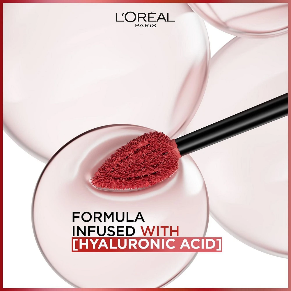 L'Oréal Paris Infallible Matte Resistance Rouge à Lèvres Liquide, 5 mL Infusé d'acide hyaluronique