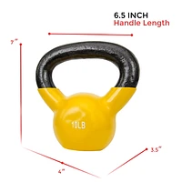 Sunny Health & Fitness Vinyl Coated Kettle Bell