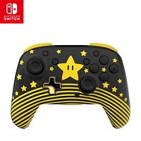 Rematch™ Wireless Controller: Super Mario Star – Officially licensed Nintendo wireless controller for casual and competitive gaming, Enhance your gaming experience with the officially licensed Nintendo Rematch Wireless Controller, featuring a Super Mario Star design with glow-in-the-dark functionality and built-in motion controls.