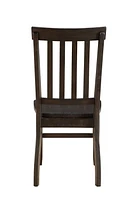 ACME Maisha Side Chair (Set-2) in Rustic Walnut
