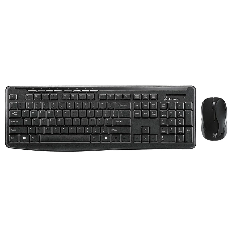 blackweb Wireless/Silent Keyboard And Mouse Combo