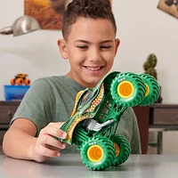 Monster Jam, Monster truck Dragon officiel, véhicule en métal moulé à collectionner, échelle 1:24, Jouets pour garçons à partir de 3 ans