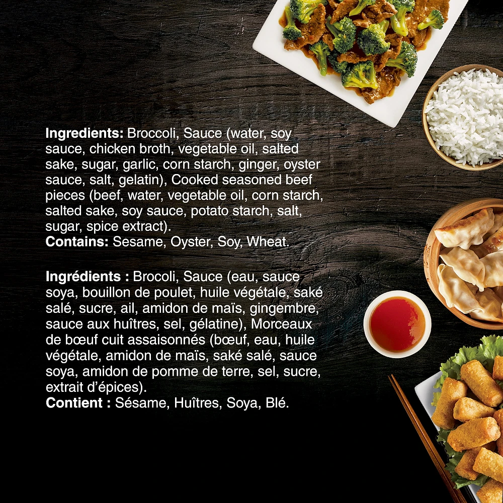 P.F. Chang’s HOME MENU™ Broccoli & Beef - Frozen and Ready in Minutes - No Artificial Flavours, Colours, or Preservatives - Restaurant-Inspired Flavours at Home - 624G Meals, Beef & Broccoli