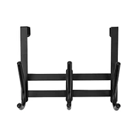 Era Barre à 3 crochets Zeus pour dessus de porte noir, 10.24 x 8.74po 10,24 x 8,74 po