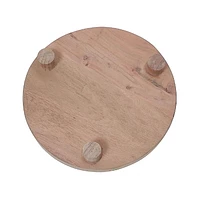Acacia Wooden Round Table Riser Medium