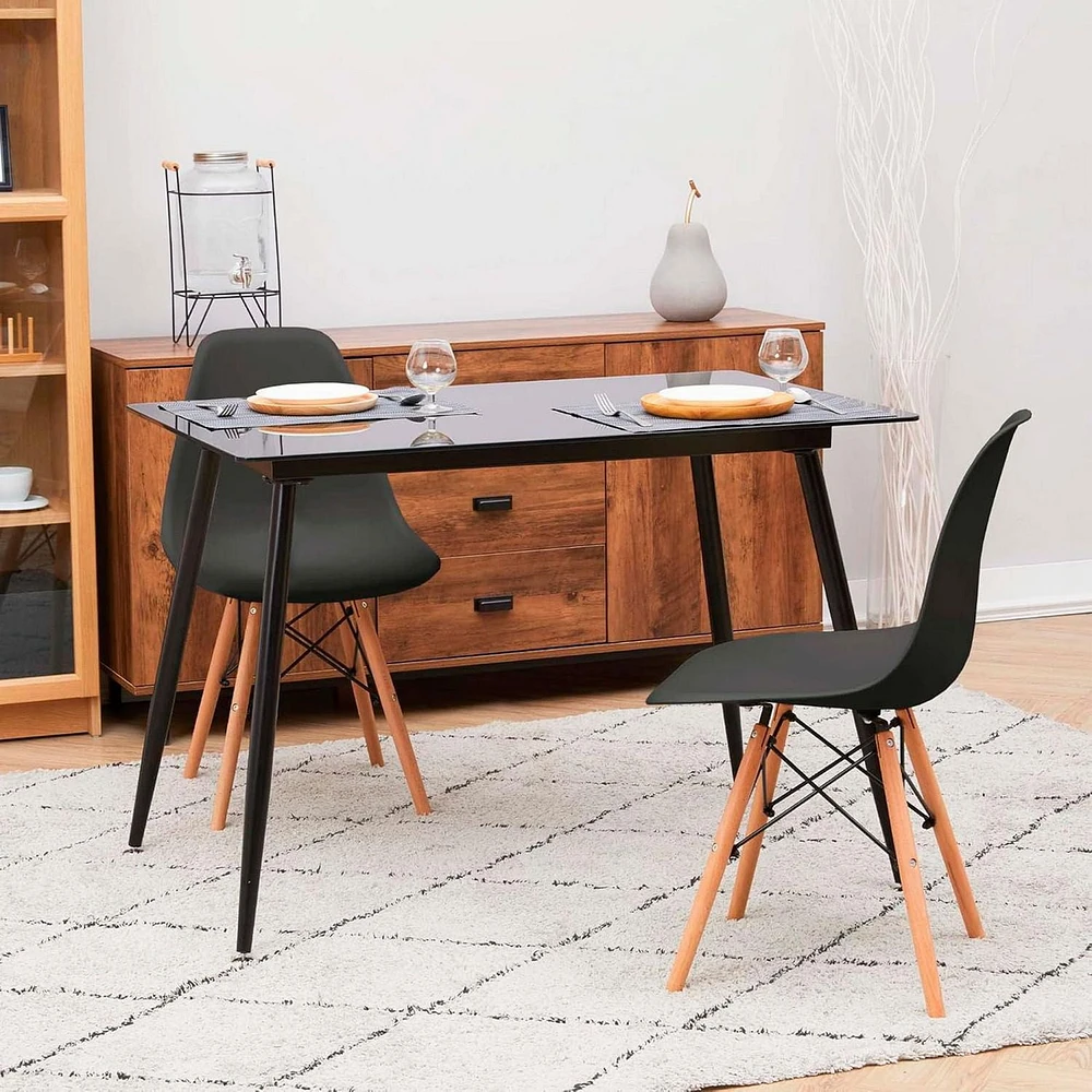 Chaise Eiffel en bois noir de la collection Heavenly